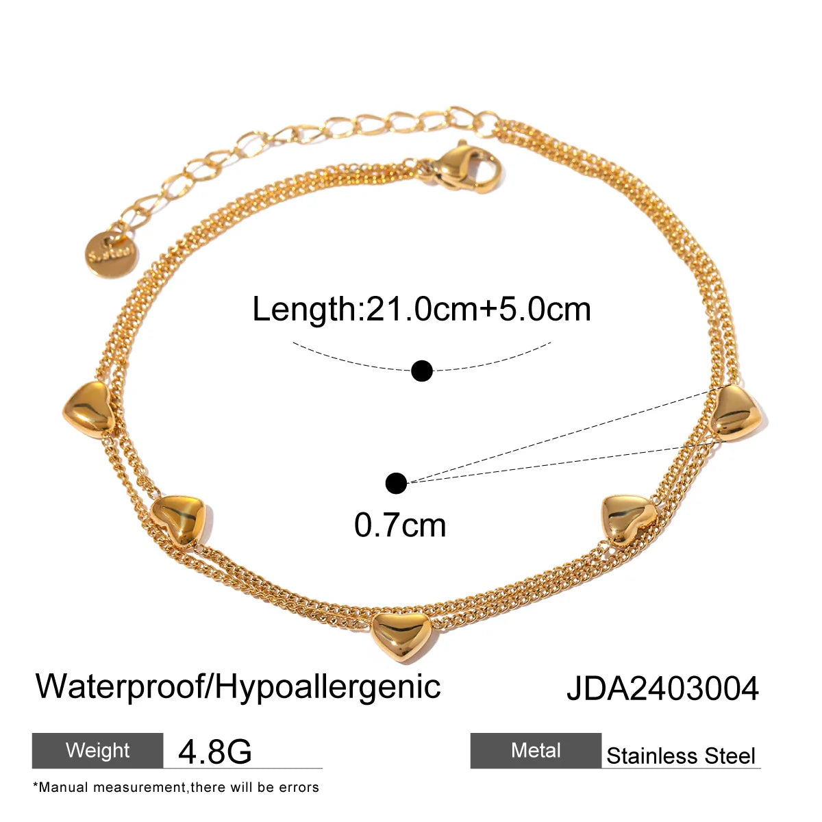 Lucky Clover anklet