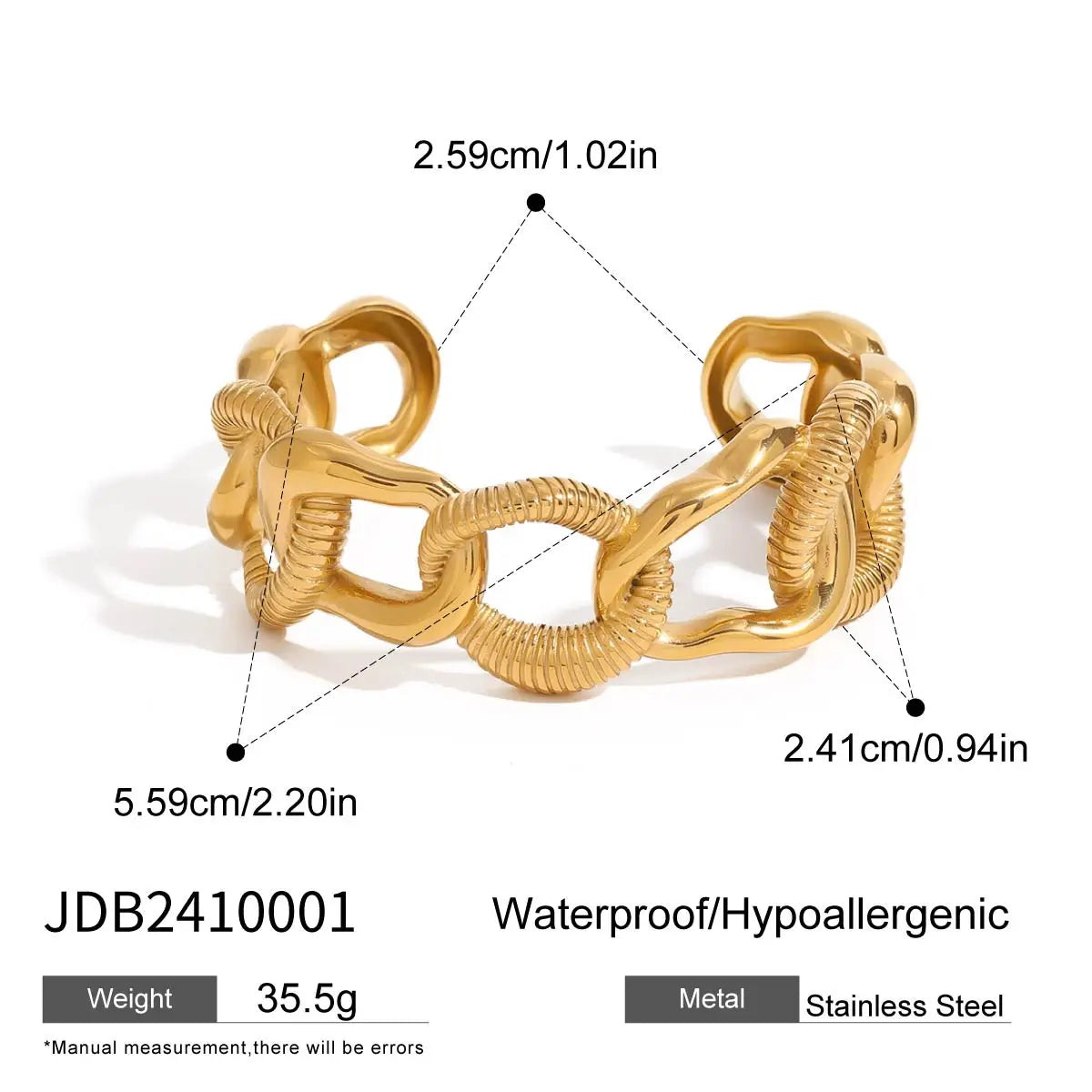Luxe Link Cuff