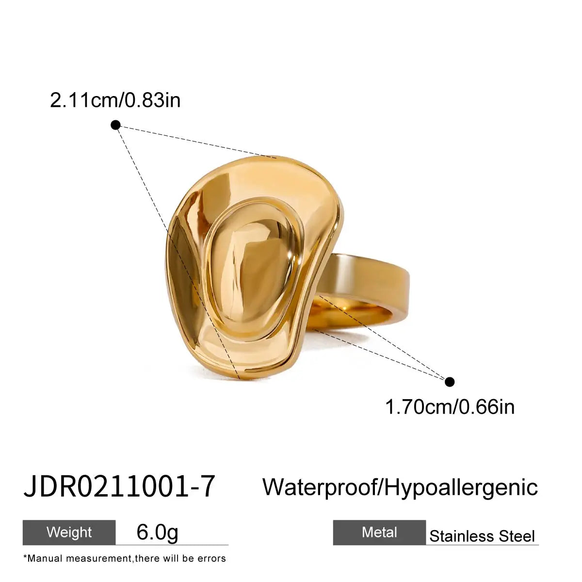 Sculptural Dome Ring
