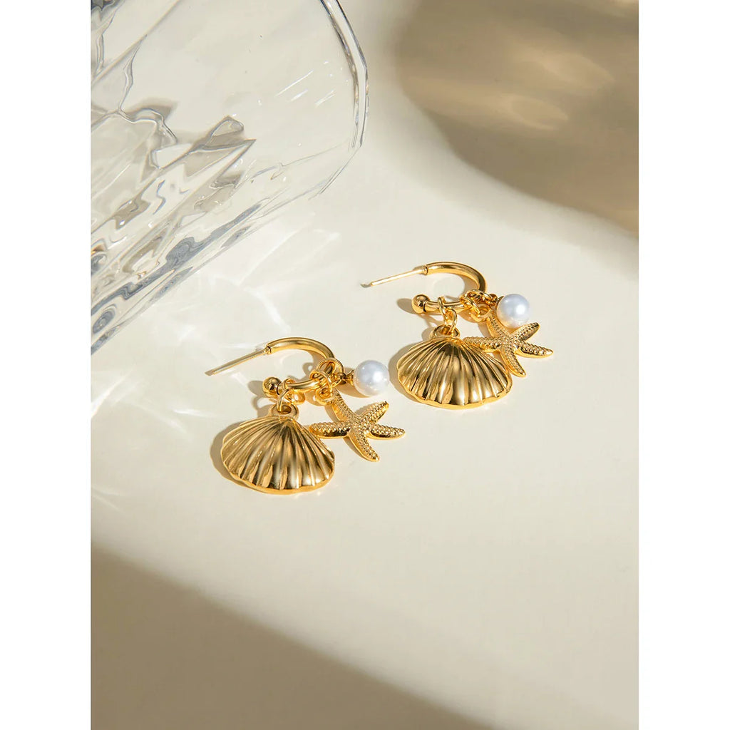Ocean Charm Earrings