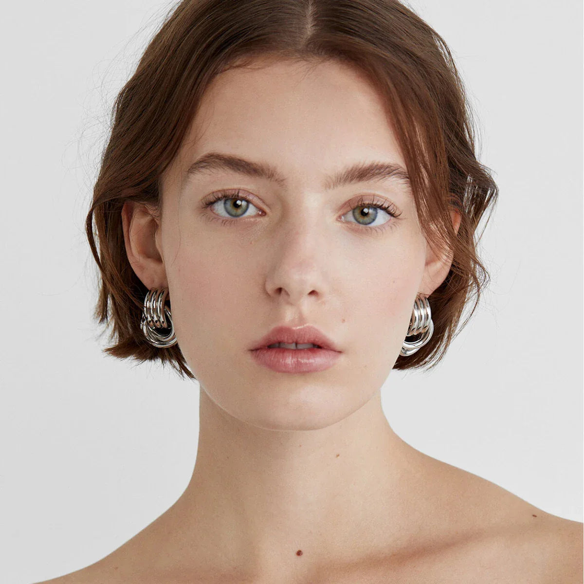 Peacock Plumage earring