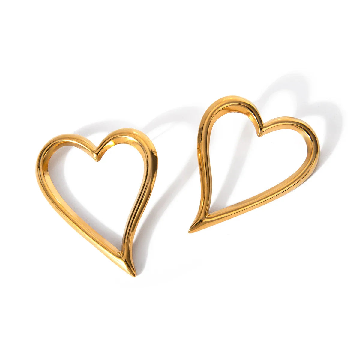 heart-shaped gold