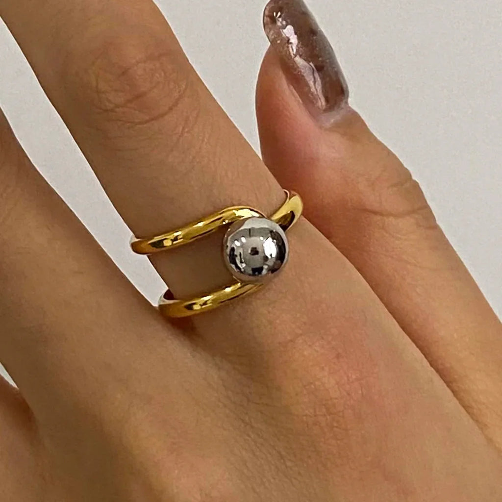 Golden Orb Ring