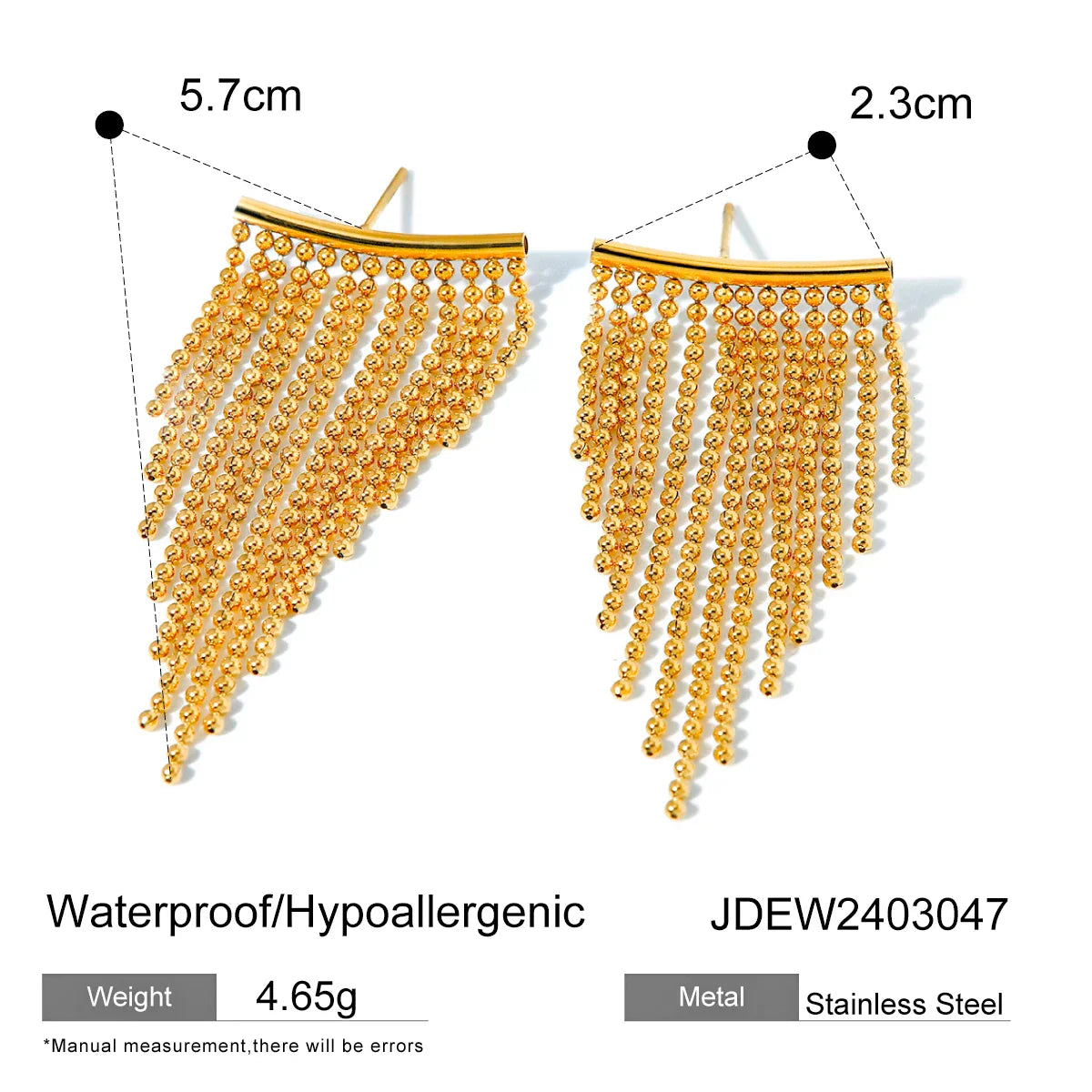 Fringe Drop Earrings