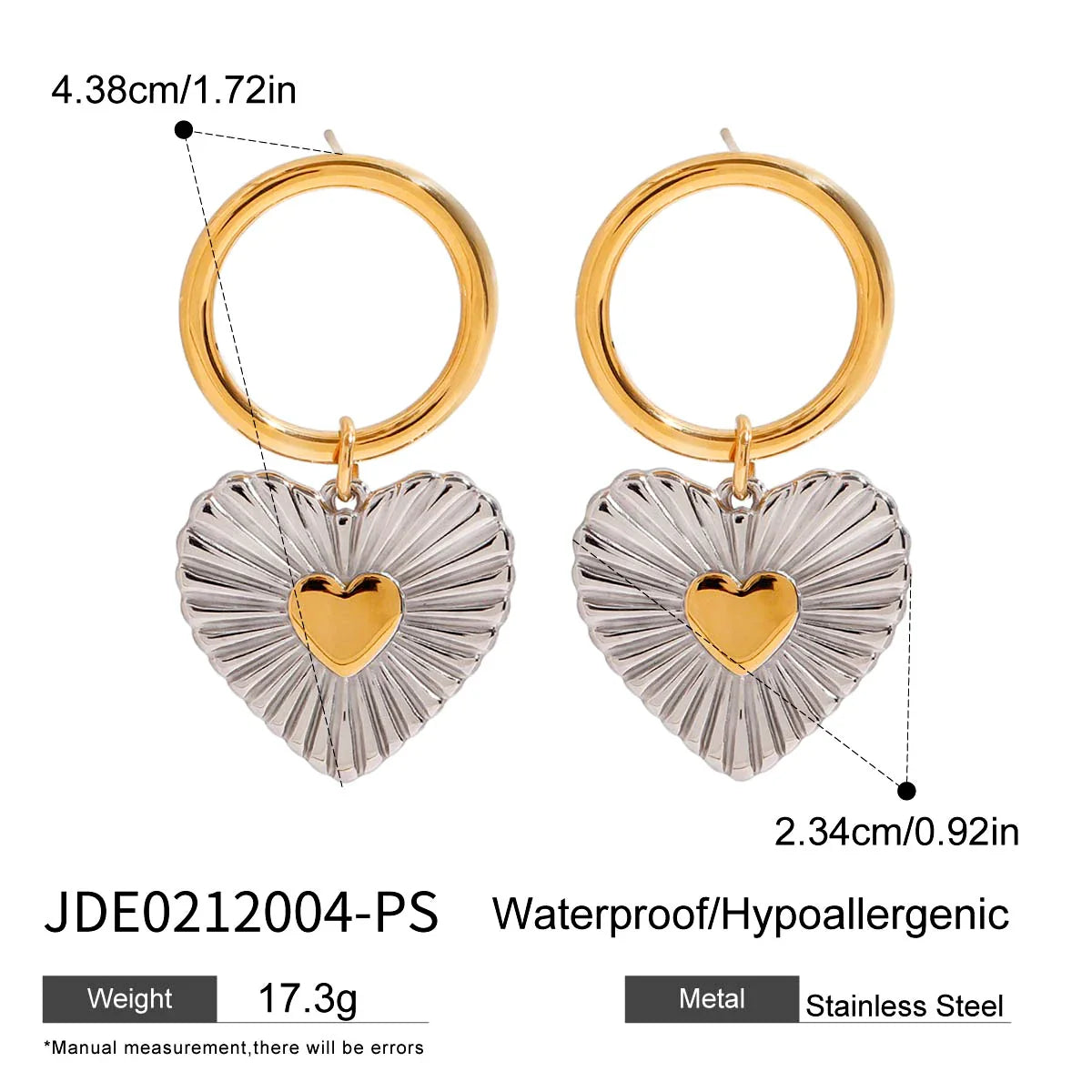Radiant Two-Tone Heart