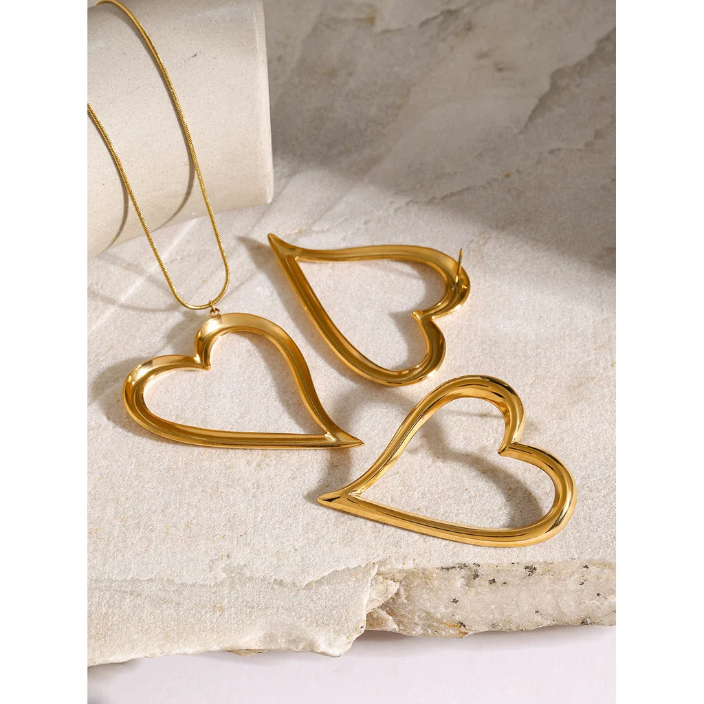 heart-shaped gold