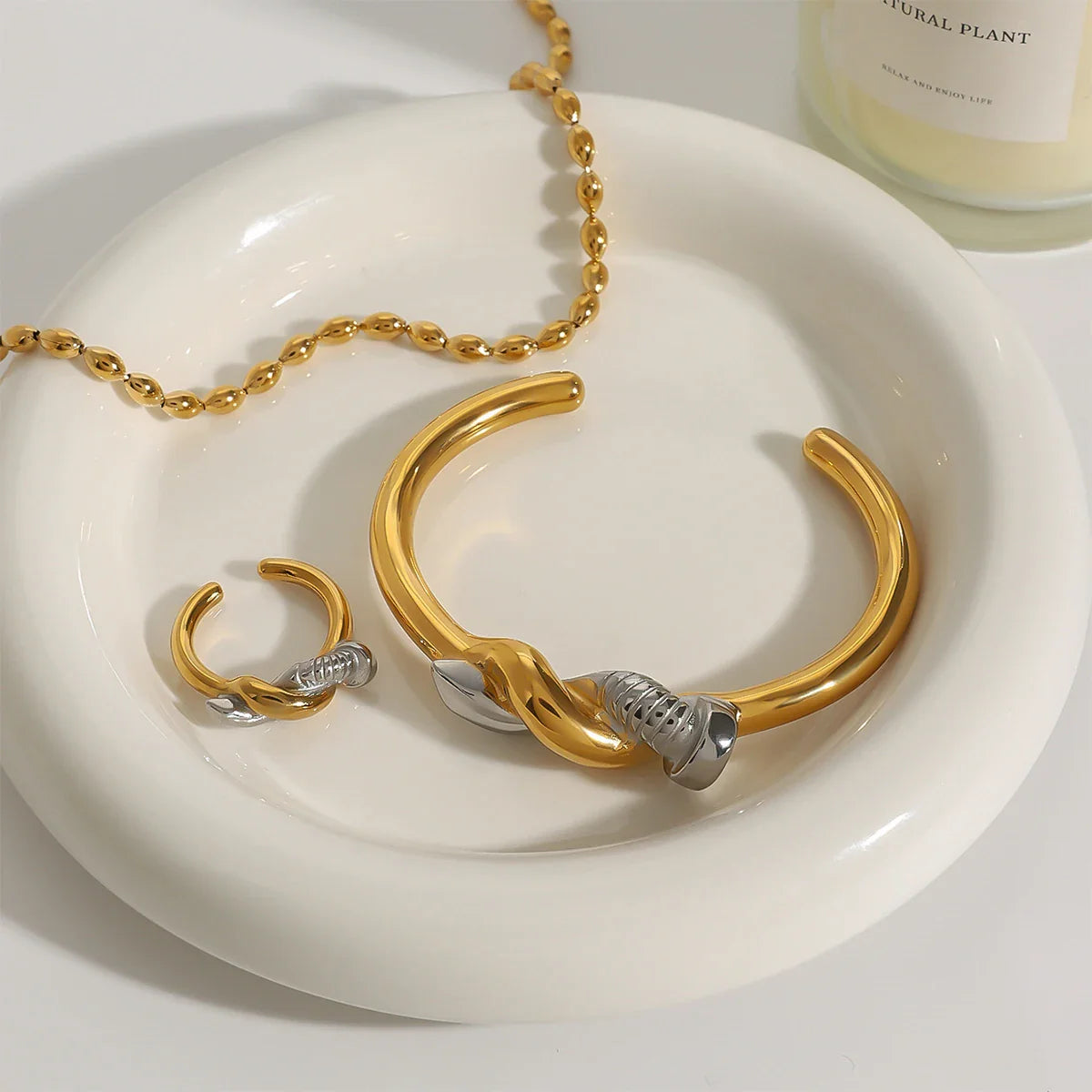 Duality Twist Bangle
