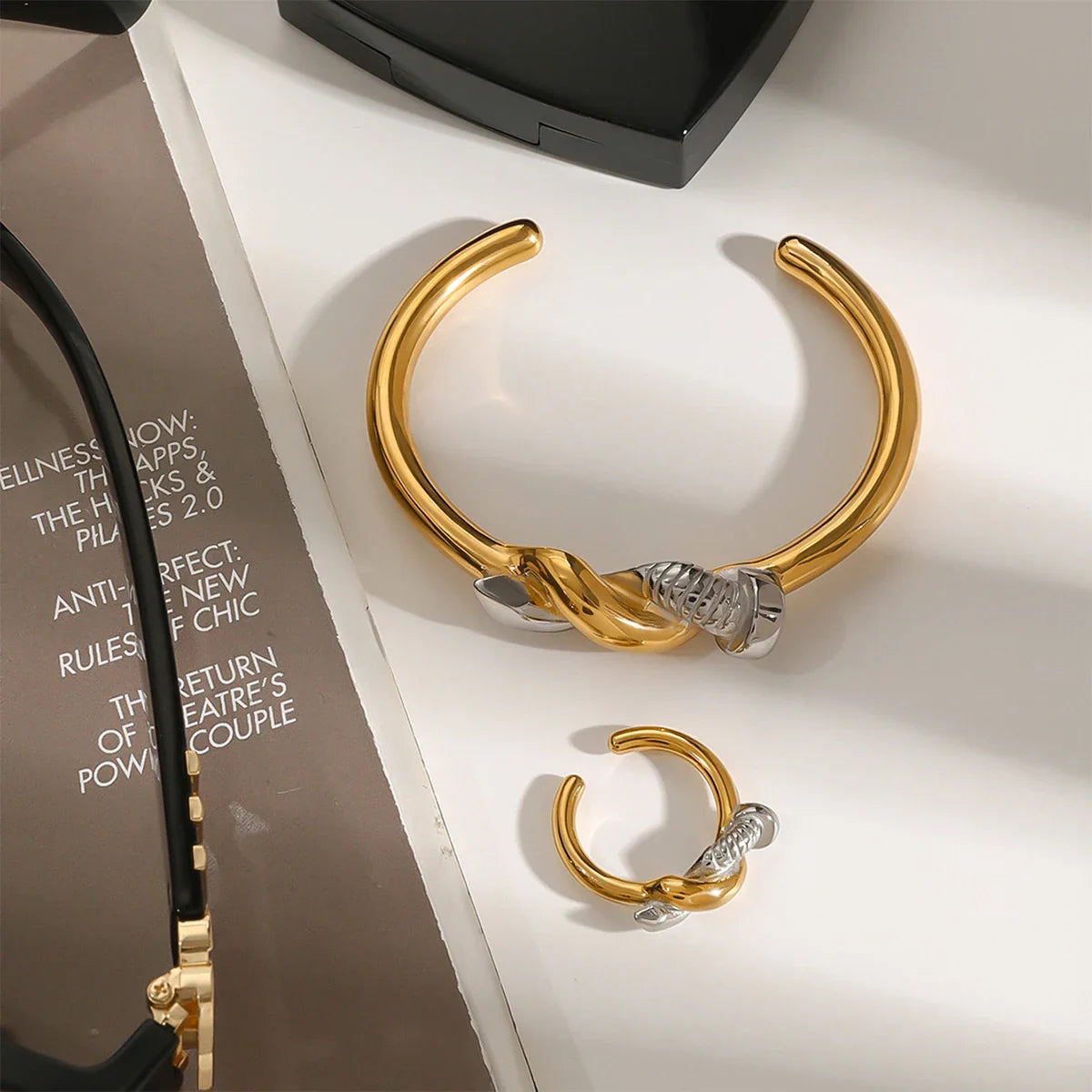 Duality Twist Bangle