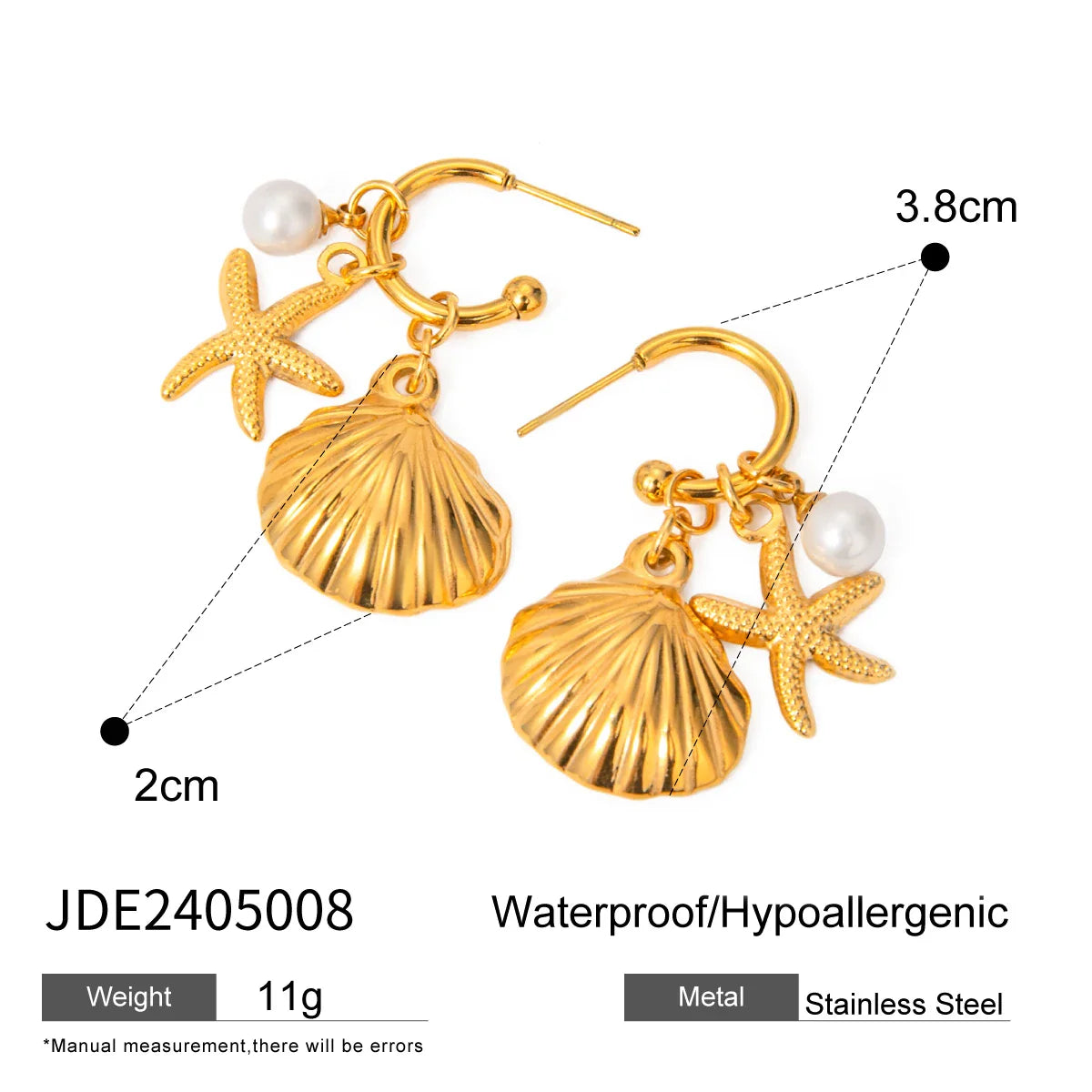 Ocean Charm Earrings