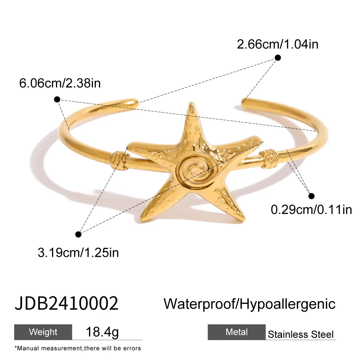 Stella Starfish Cuff