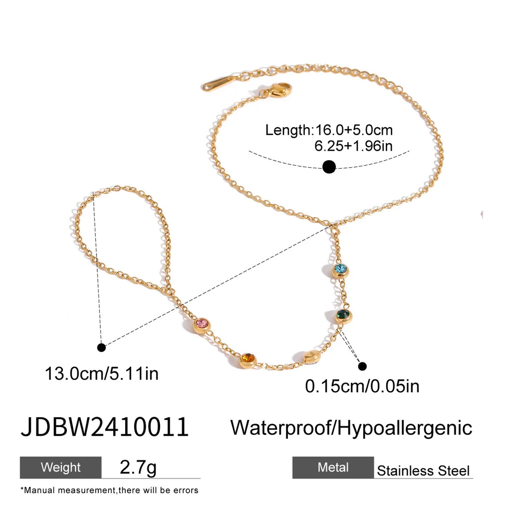 Gem Drop Hand Chain