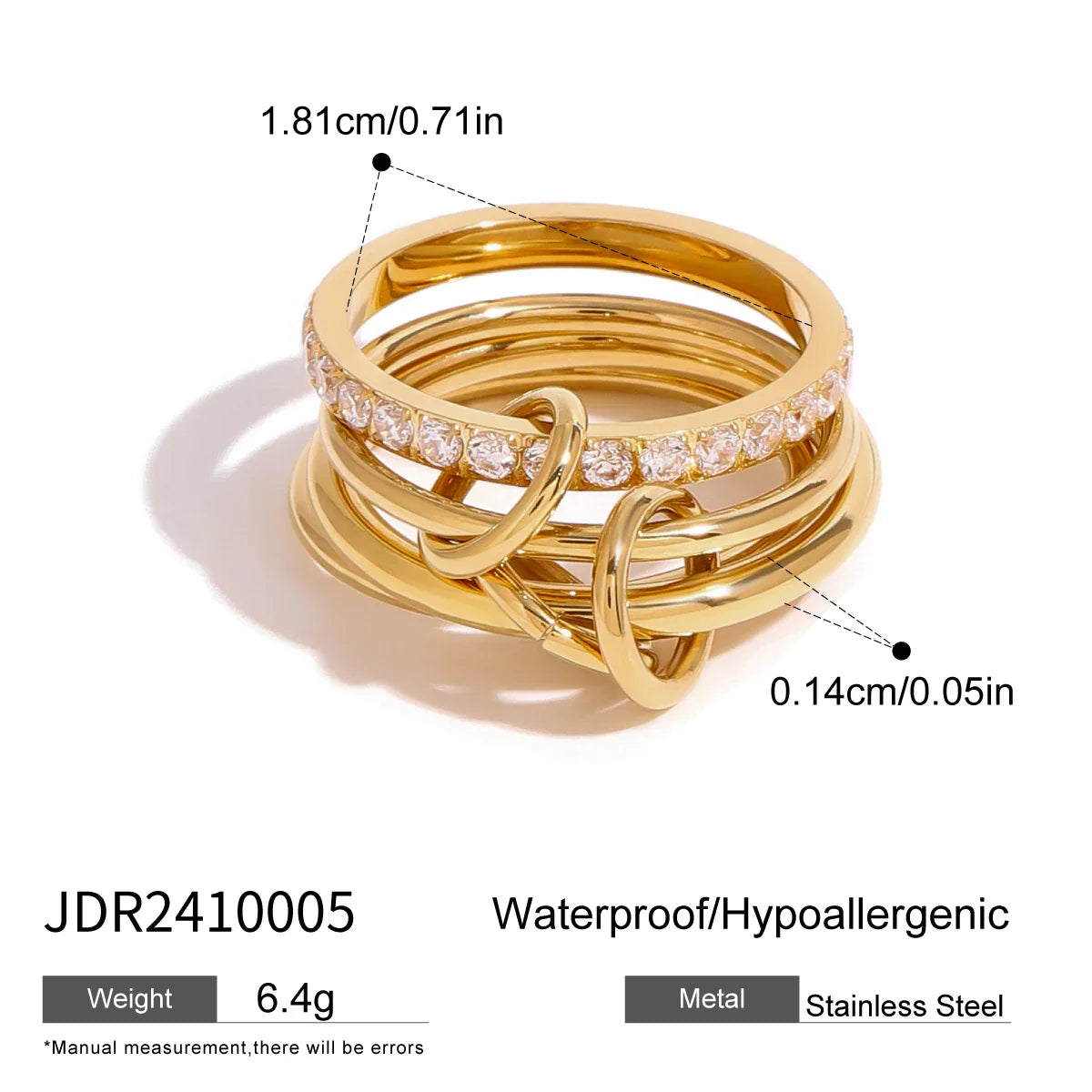Stackable Gold Bands
