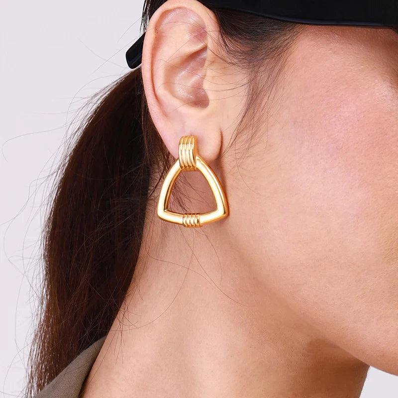 Geometric Charm Gold