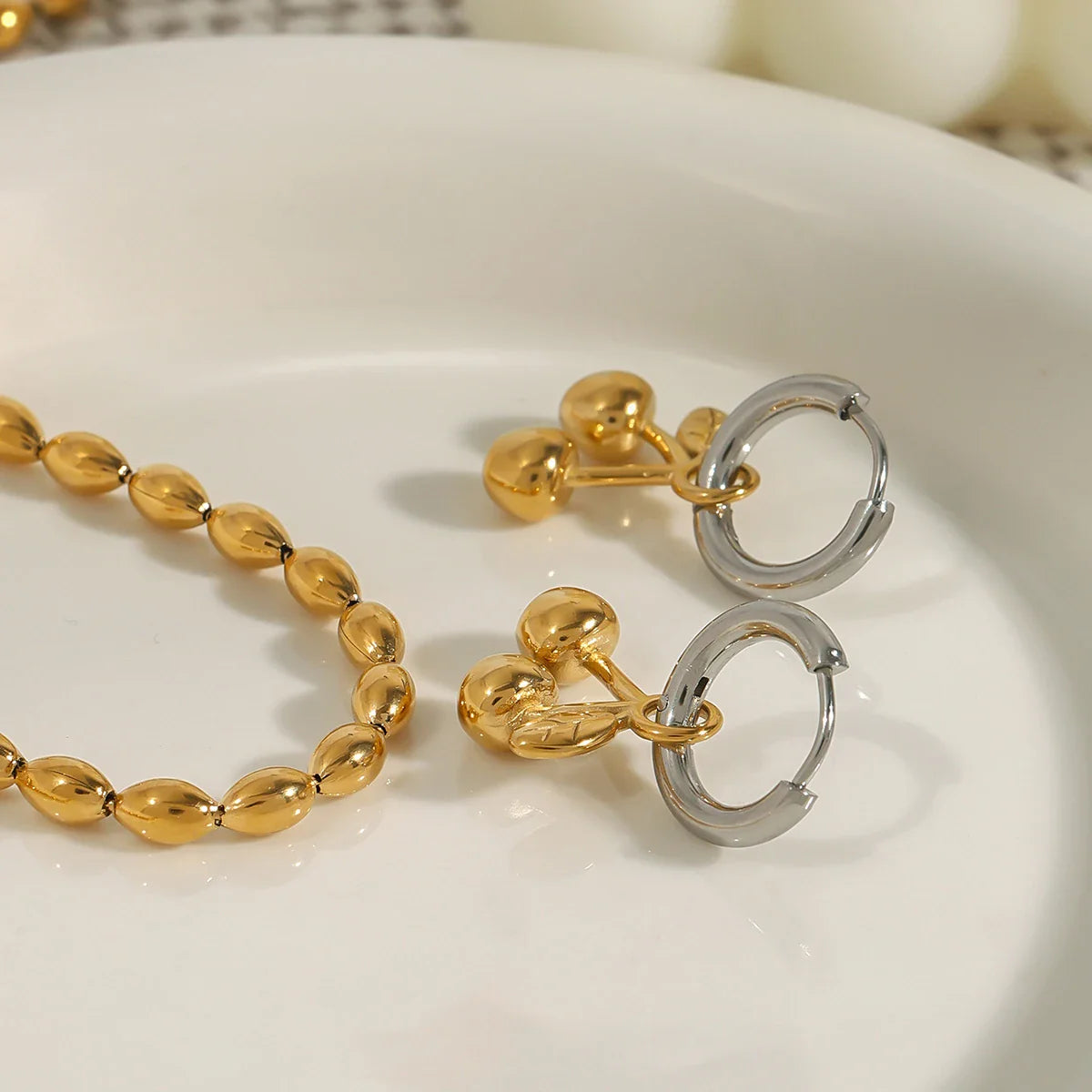 Cherry Bliss Hoop Earrings