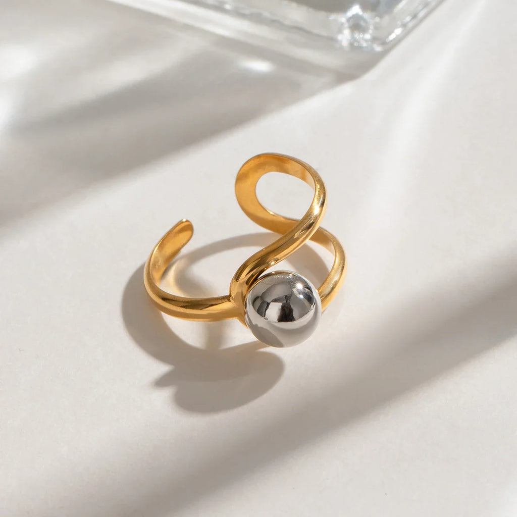 Golden Orb Ring