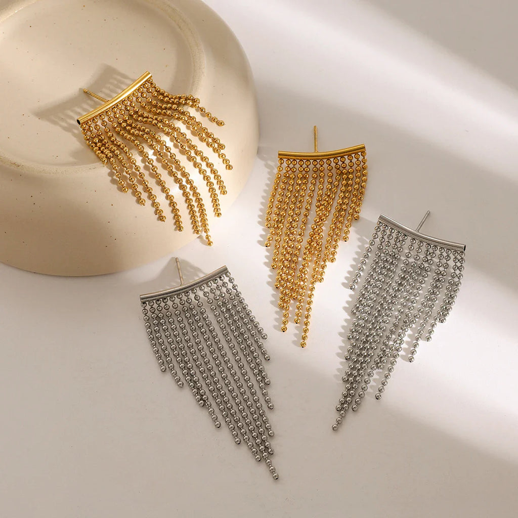 Fringe Drop Earrings