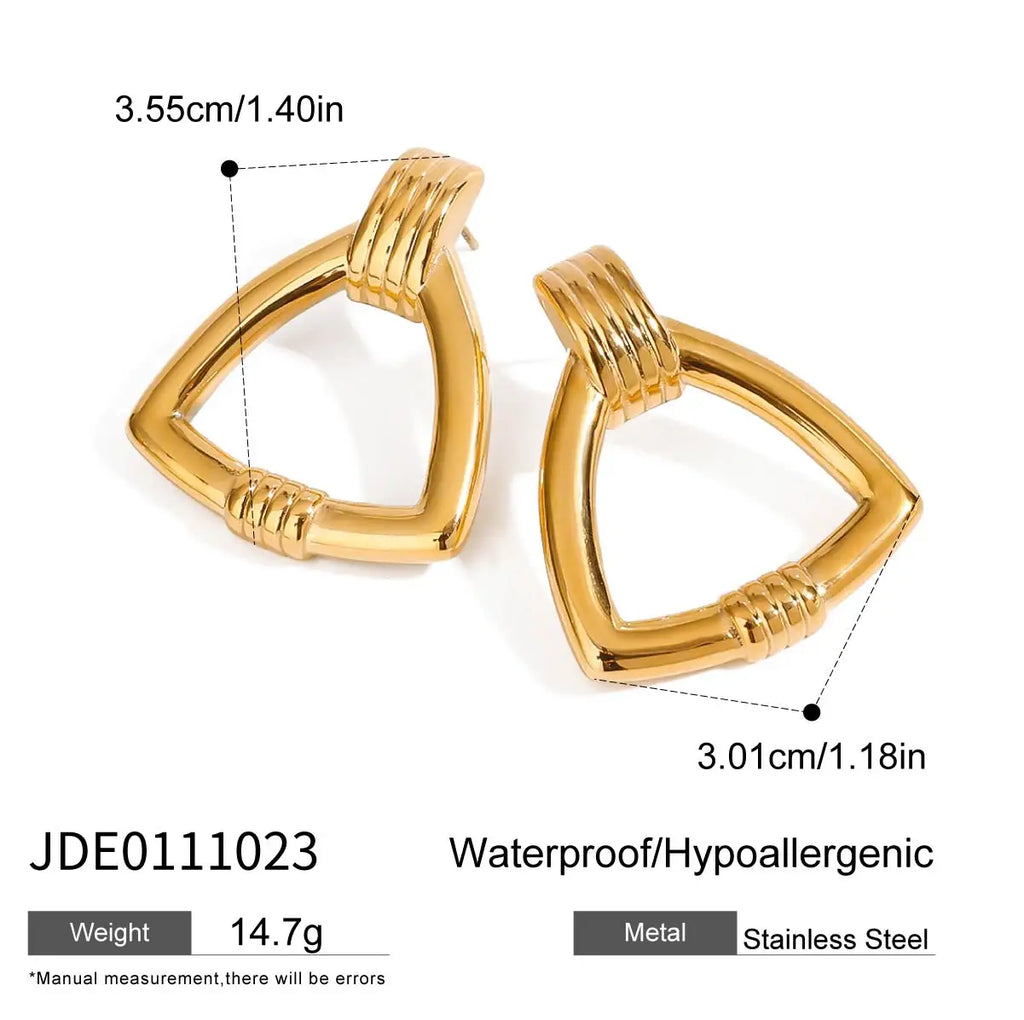 Geometric Charm Gold