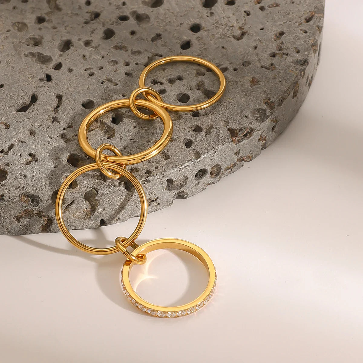 Stackable Gold Bands