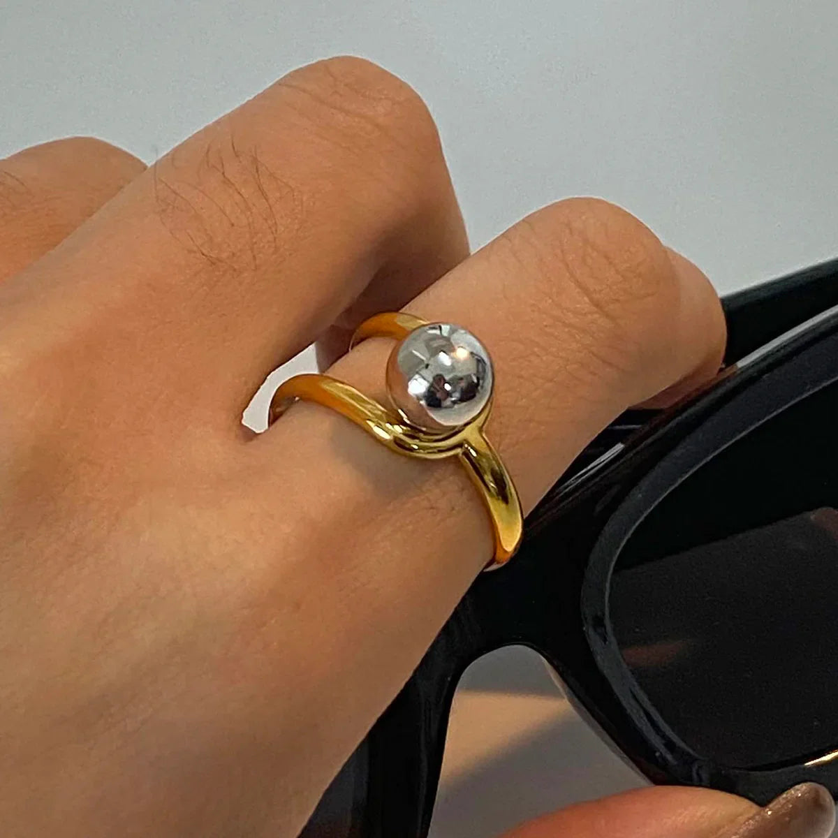 Golden Orb Ring