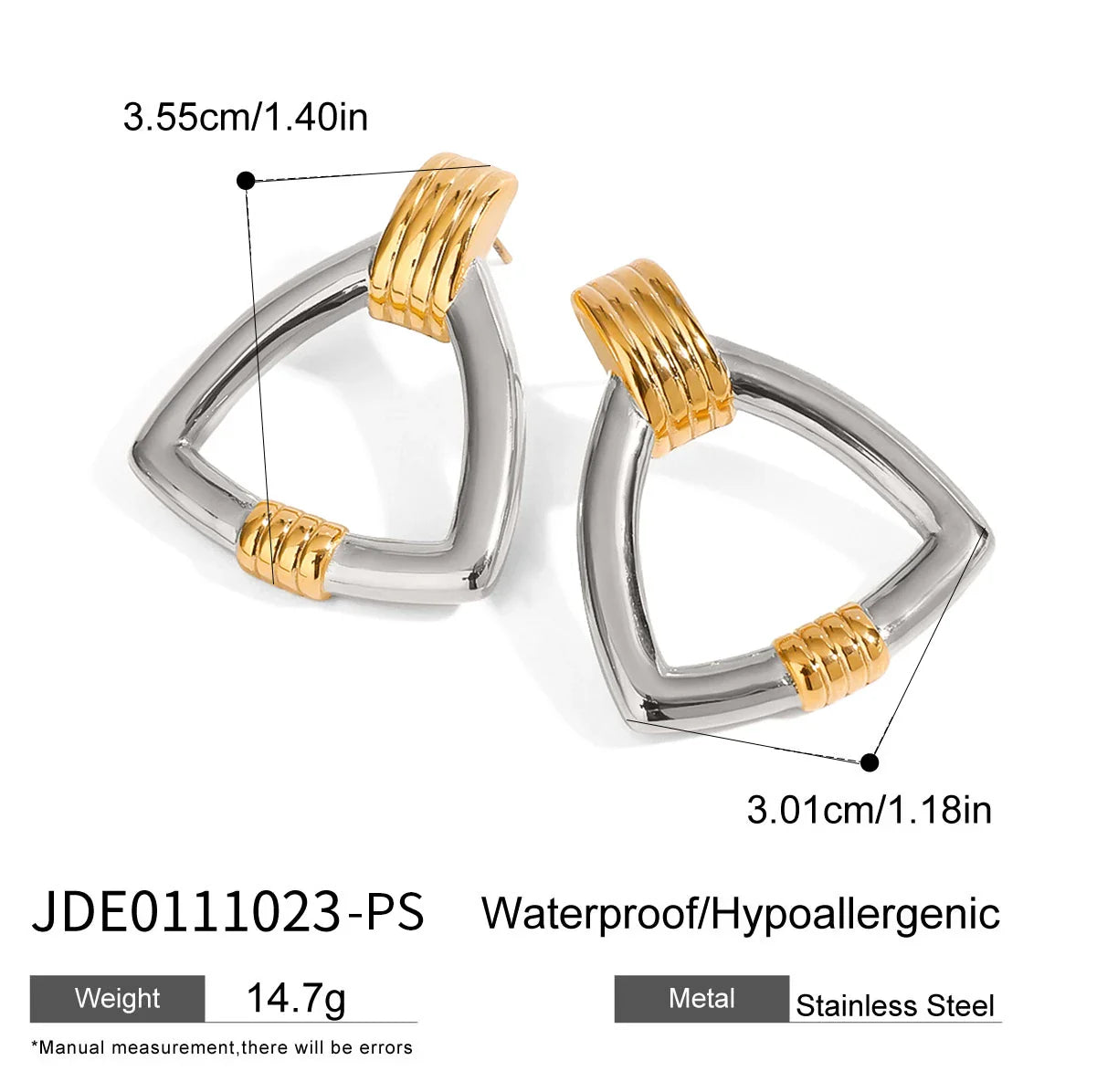 Geometric Charm Gold