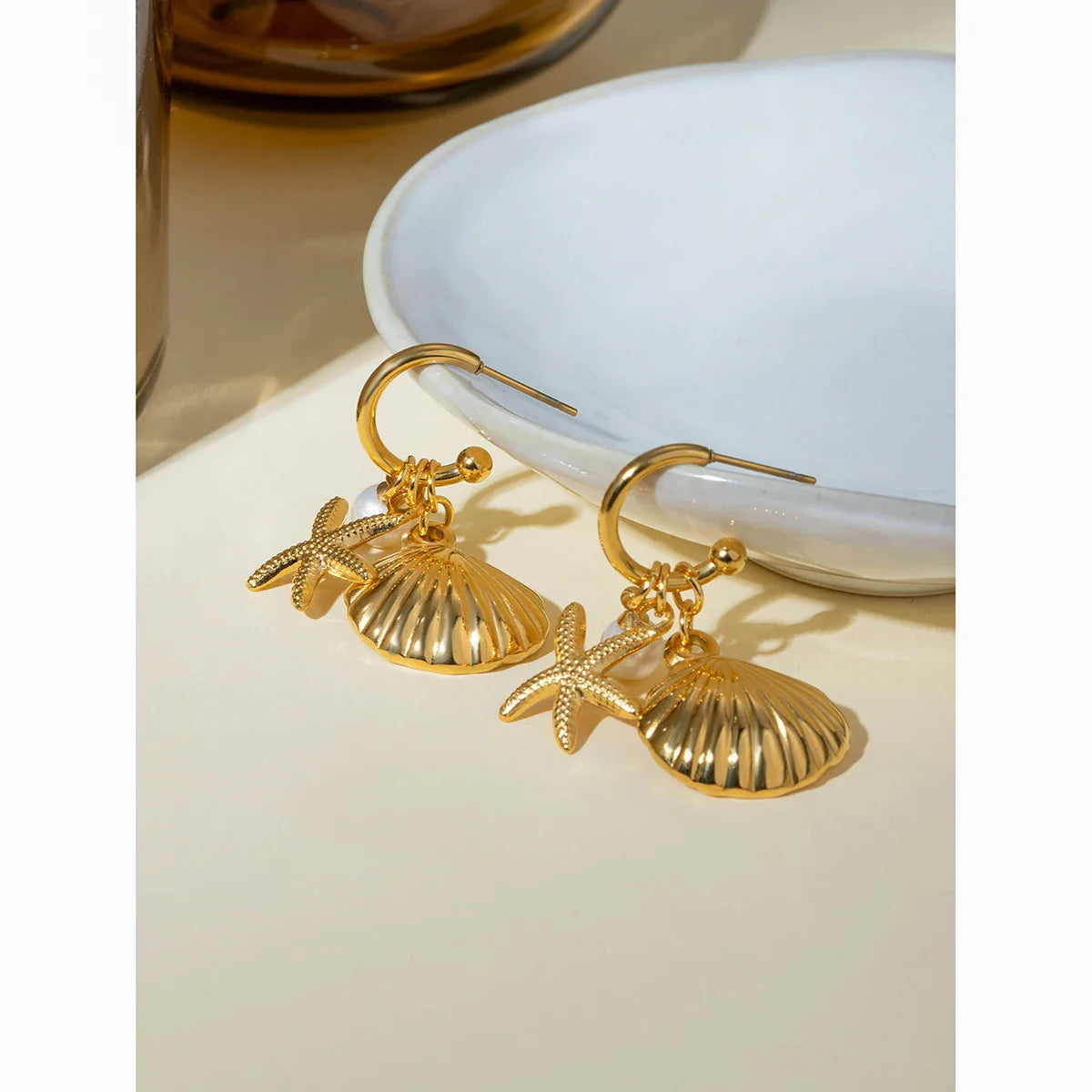 Ocean Charm Earrings