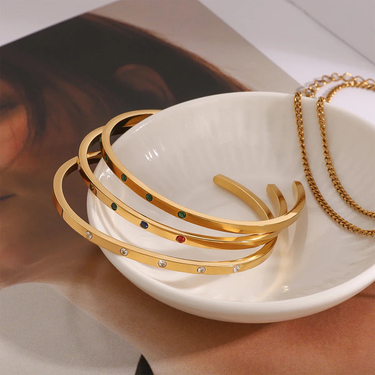 Prisma Gem Cuffs