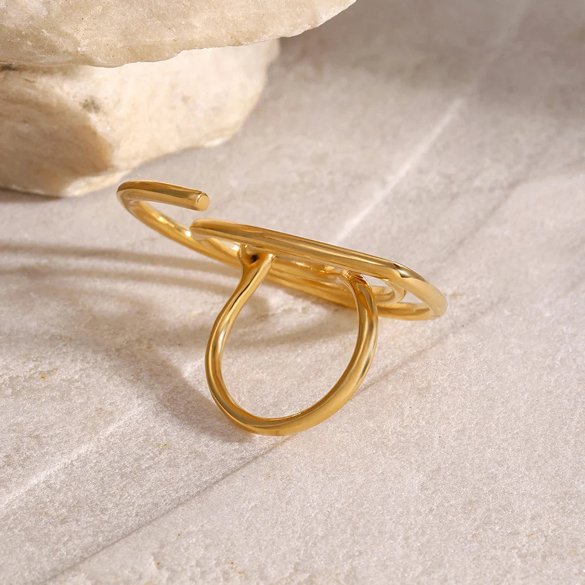 Gold Swirl Ring