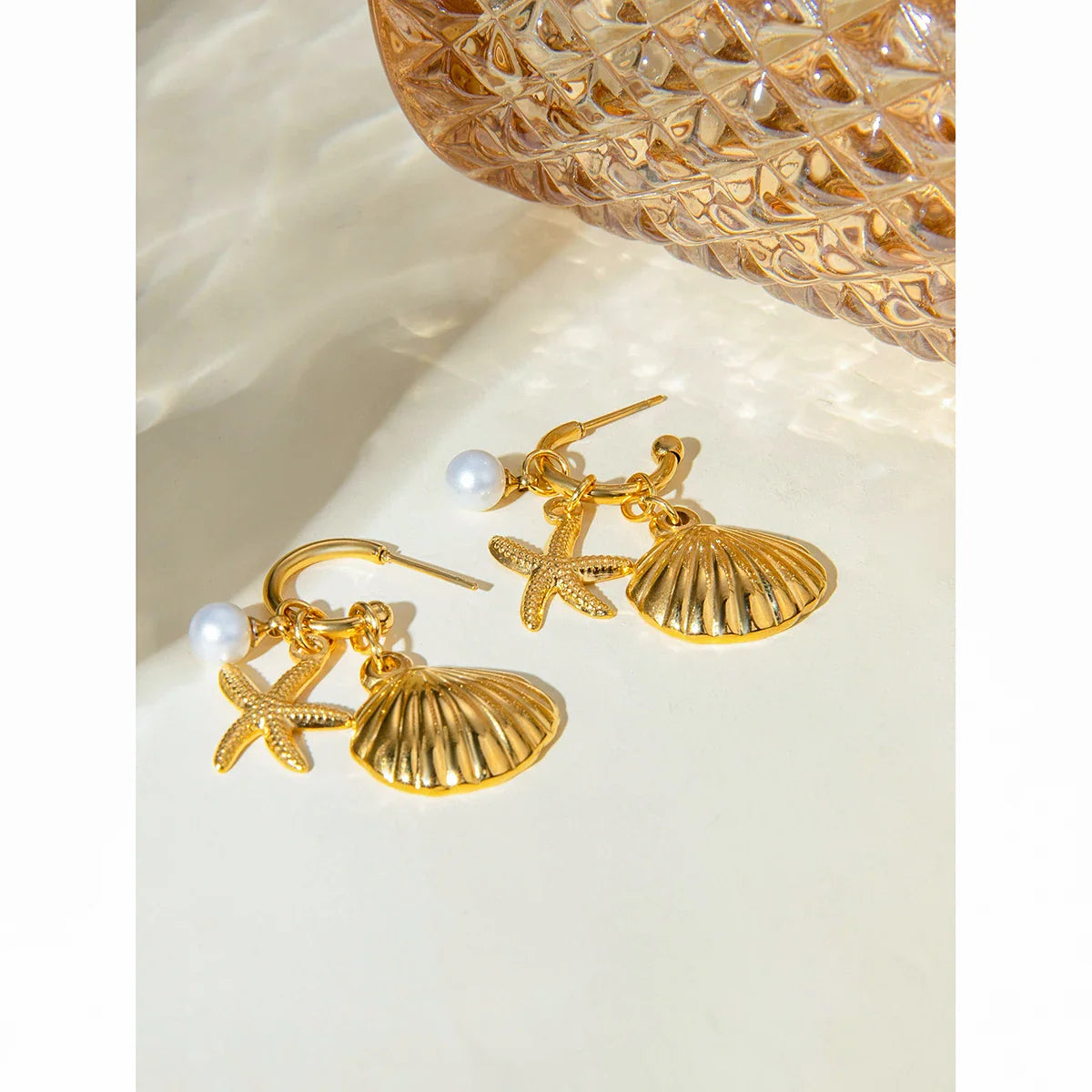Ocean Charm Earrings