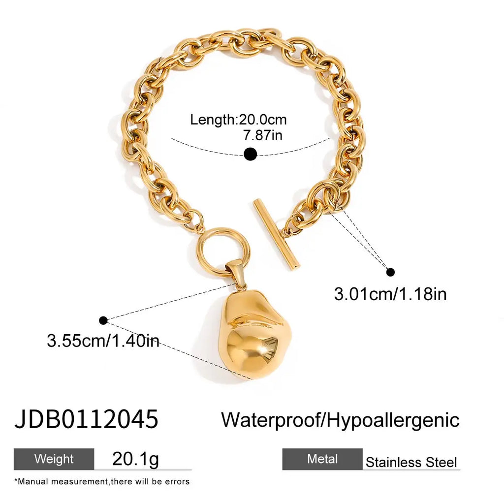 Chunky Gold with Charm
