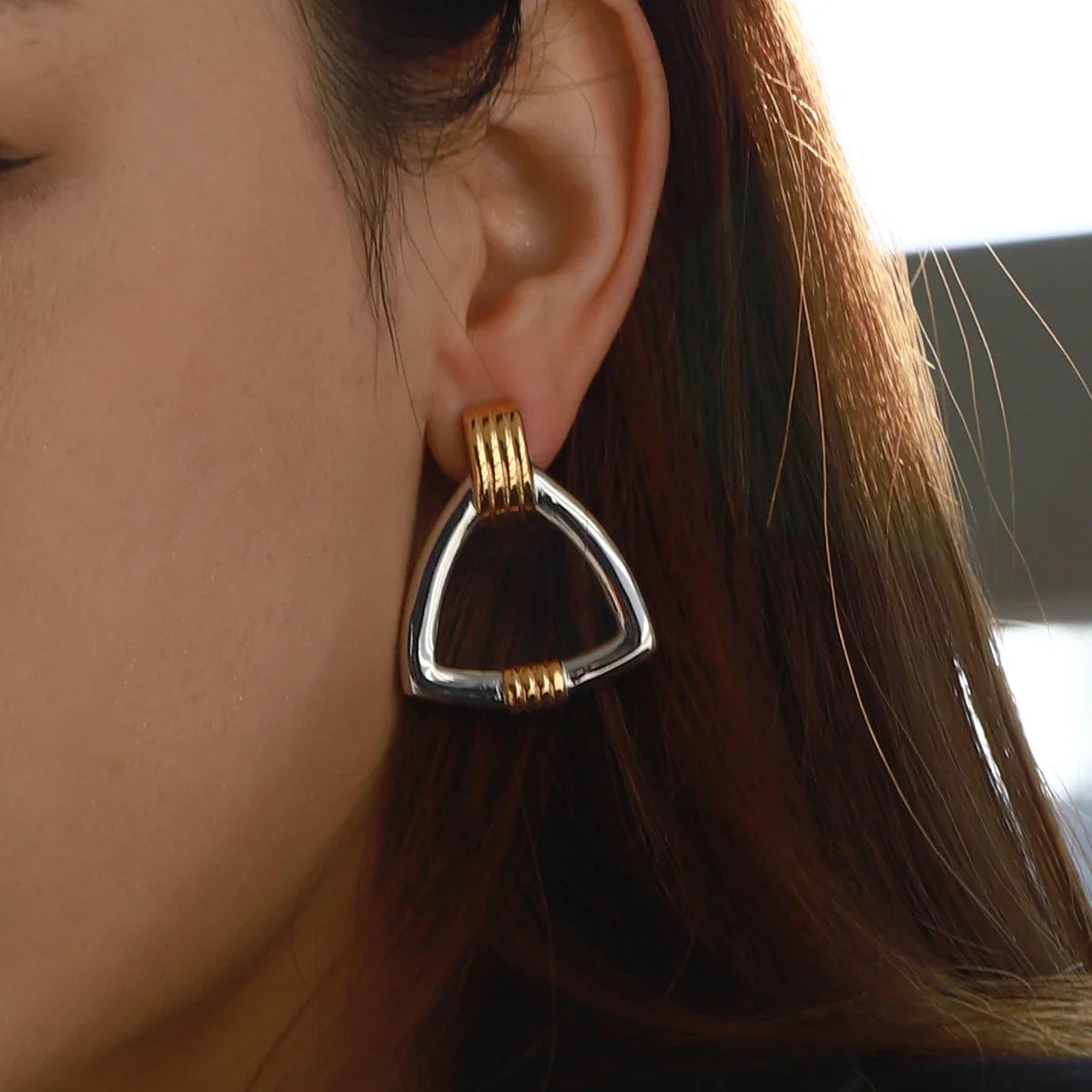 Geometric Charm Gold