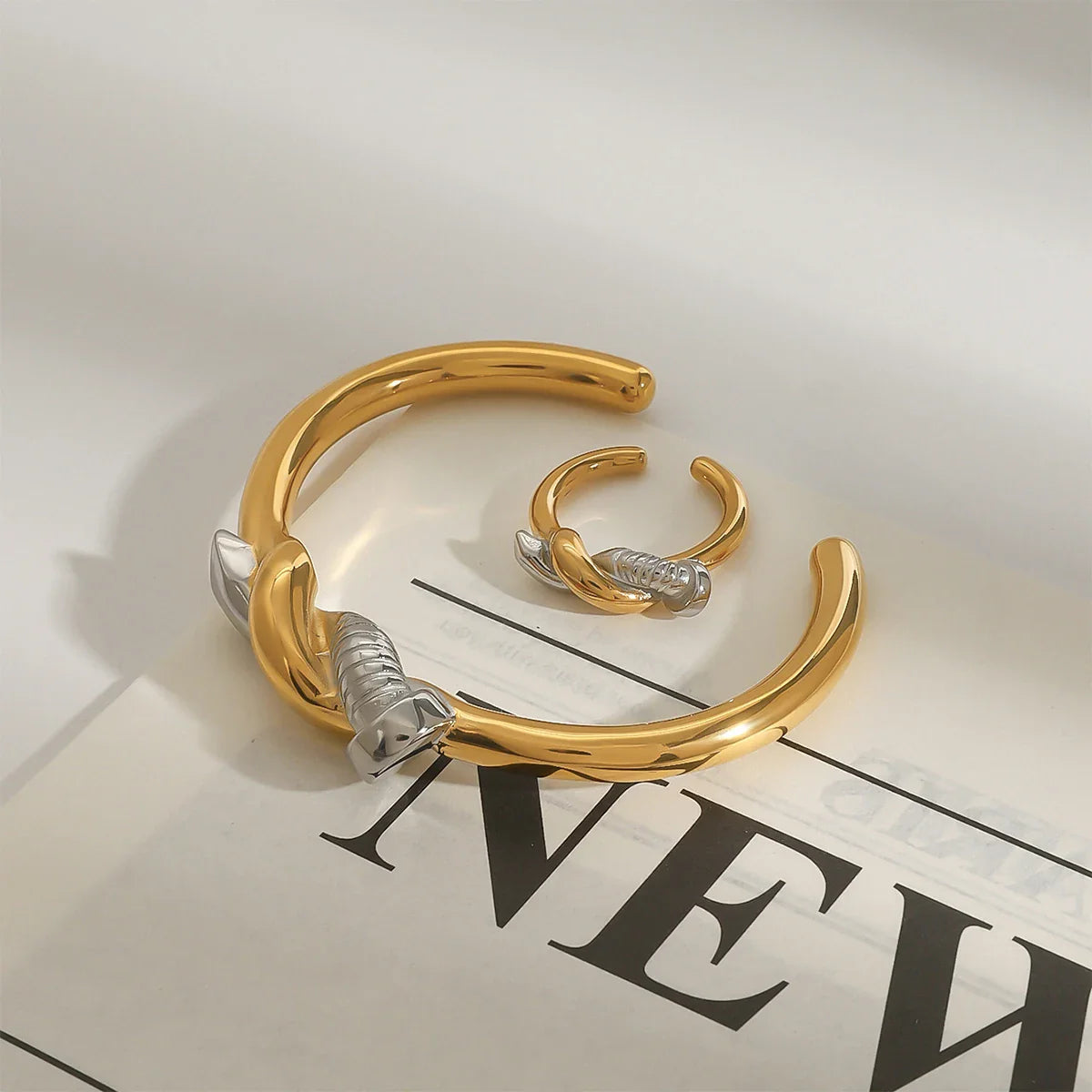 Duality Twist Bangle