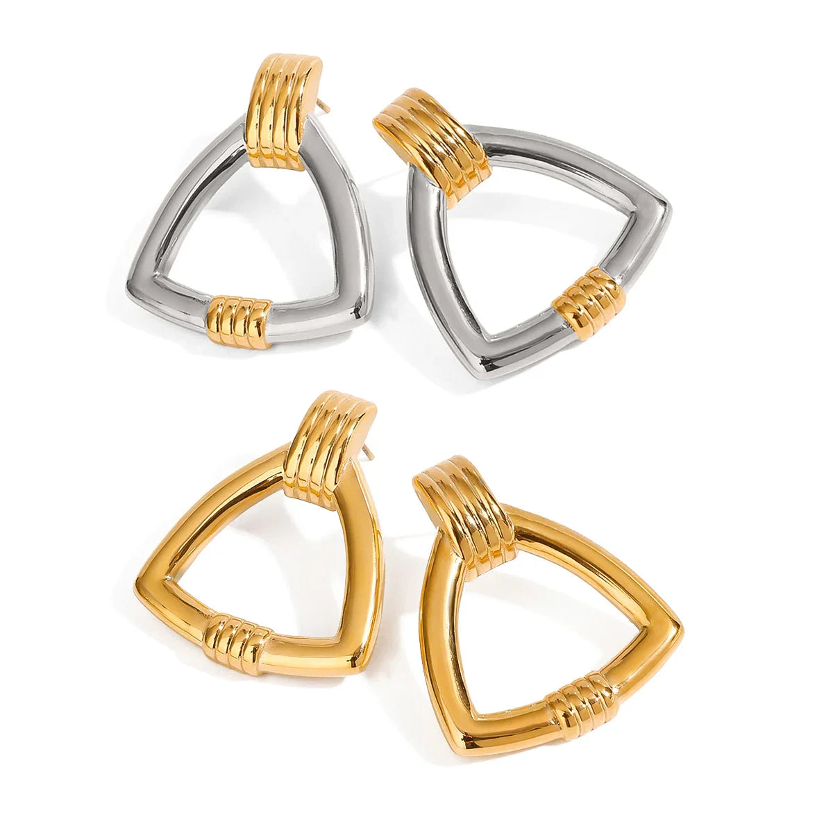 Geometric Charm Silver