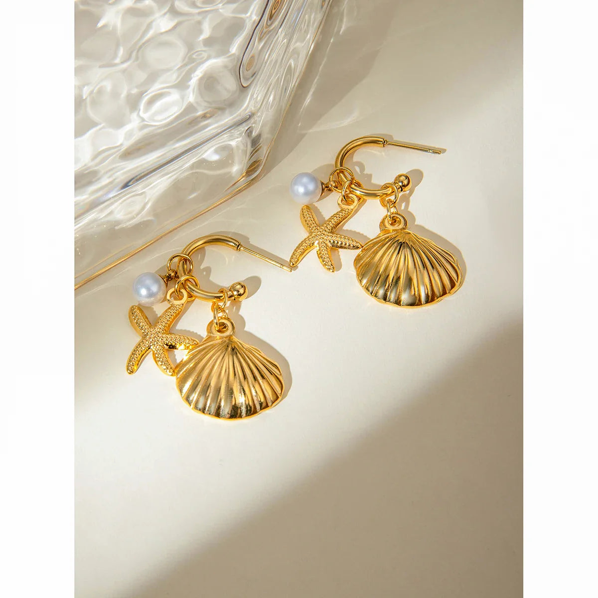 Ocean Charm Earrings