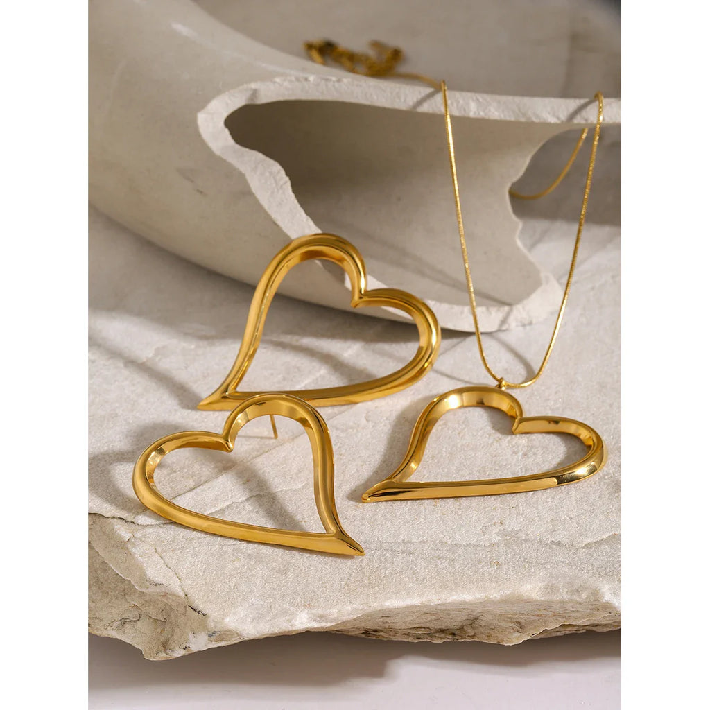 heart-shaped gold