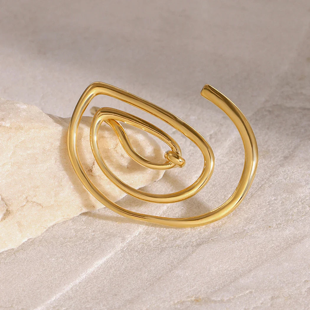 Gold Swirl Ring